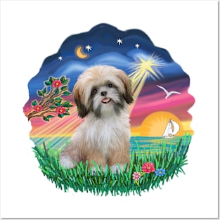 An Adorable Shih tzu in "Wish Star" Original Design Posters and Art